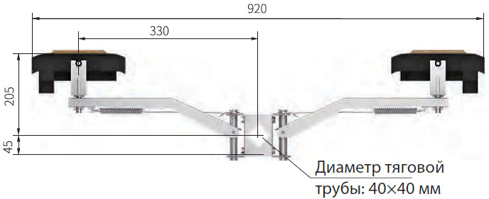 Двойной токосъемник JDC-H